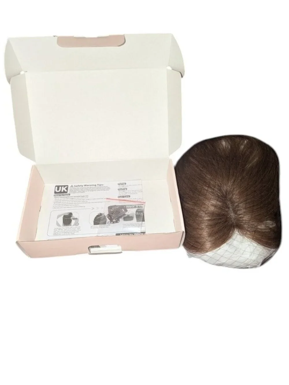NEW SEGOHair Real Human Hair Side Bangs Lace Base Piece Clip Topper Chocolate